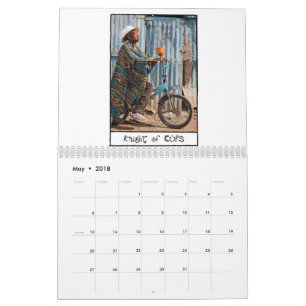 El calendario 2018 de Tarot del ghetto
