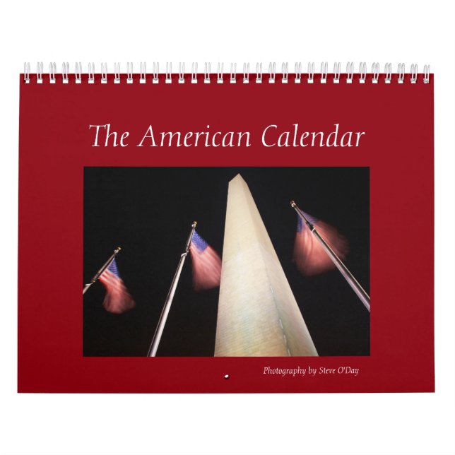 El calendario americano de la foto (Tapa)