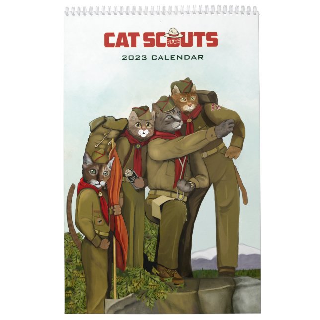 El calendario Cat Scouts 2023 (Tapa)
