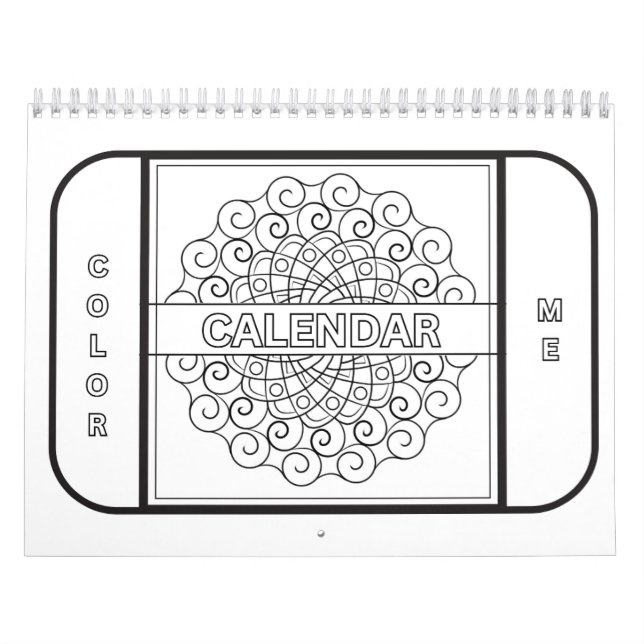 El calendario Color Me (Tapa)