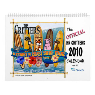 El calendario de 2010 Critters de los BN