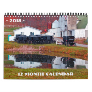 El calendario de 2018