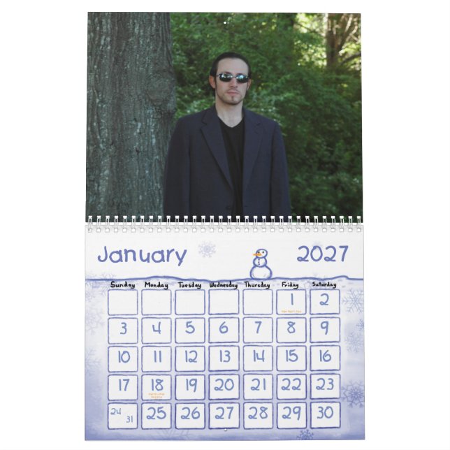 El calendario de Donald (Jan 2027)