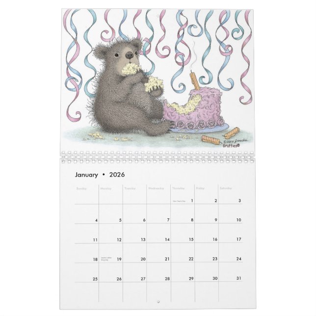 El calendario de Gruffies® (Jan 2026)
