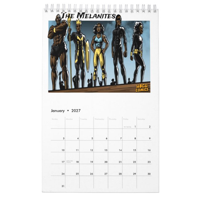 El calendario de héroes de BLK (Jan 2027)