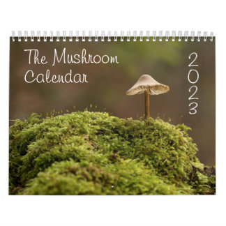 El calendario de hongos para 2023 hermosas fotos