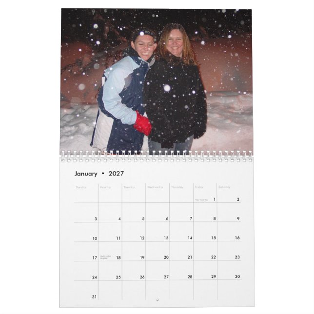 El calendario de la abuela (Jan 2027)