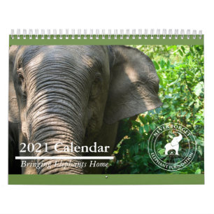 El calendario de la Fundación para el Elefante 202