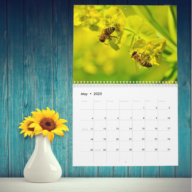 El Calendario de la Hermosa Abeja y Flor Cualquier (Subido por el creador)