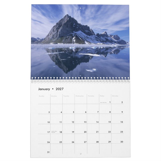 El calendario de la naturaleza (Jan 2027)