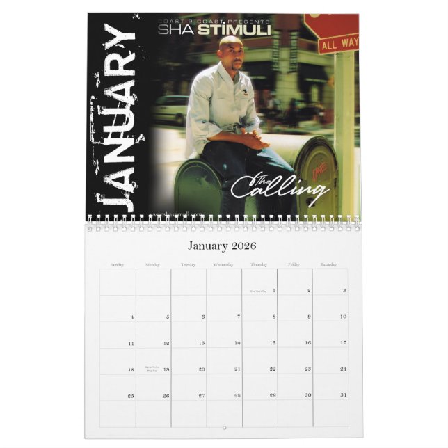 El calendario de la serie 2013 de la cinta del (Jan 2026)