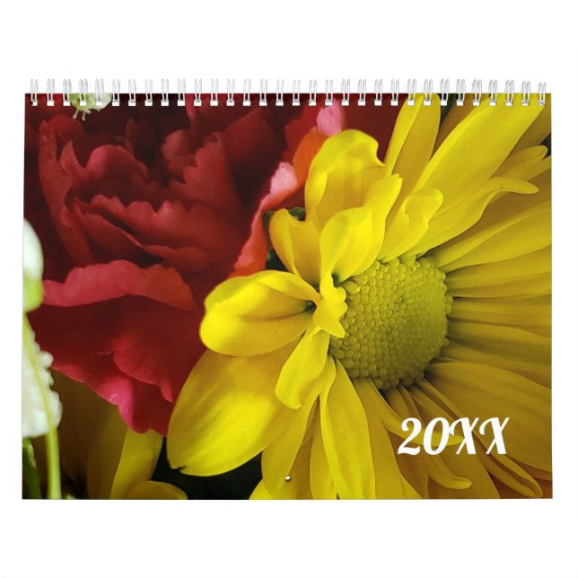 El calendario de las fotografías florales (Tapa)