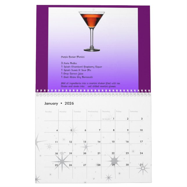 El calendario de los amantes 2010 de Martini (Jan 2026)