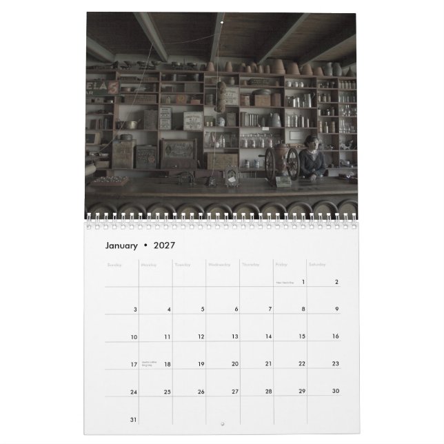 El calendario de los buenos días antiguos (Jan 2027)