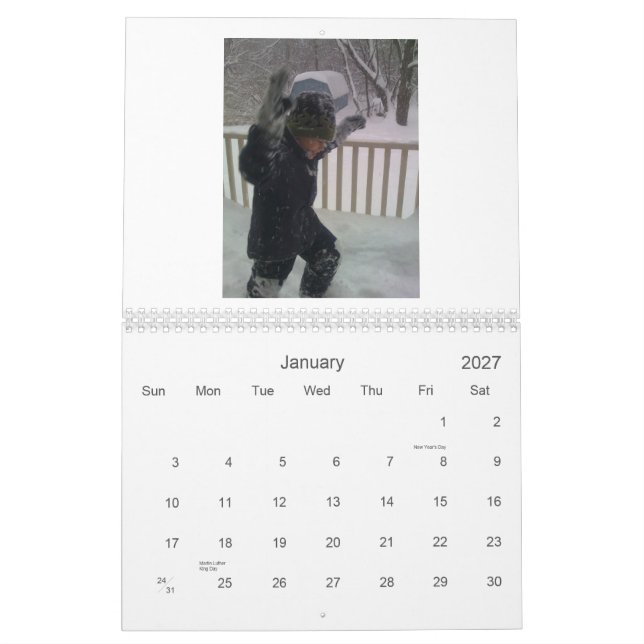 El calendario de los hermanos 2010 de Angrist (Jan 2027)