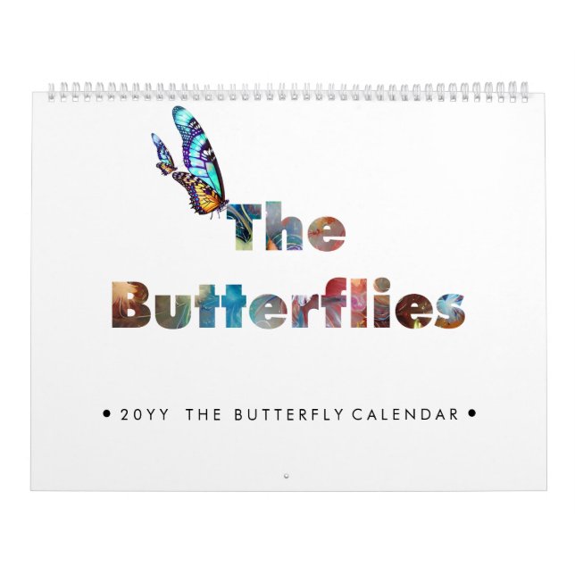 El calendario de mariposas personaliza el año (Tapa)