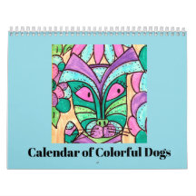 El Calendario de Perros Coloridos