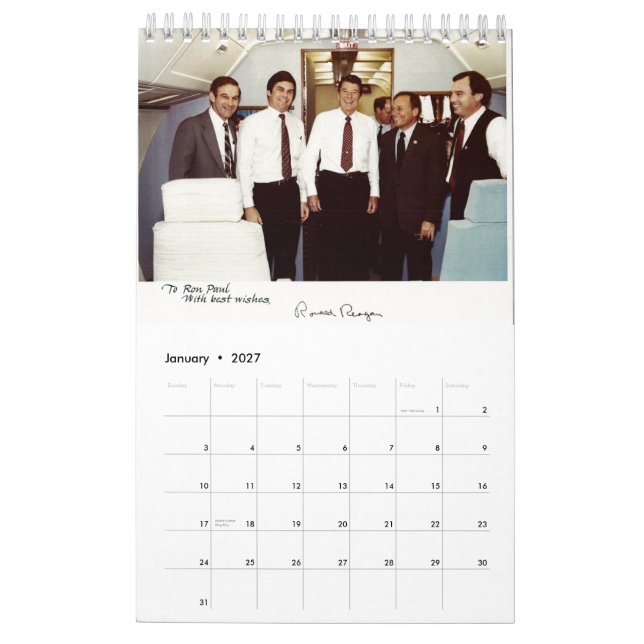 El calendario de Ron Paul (Jan 2027)