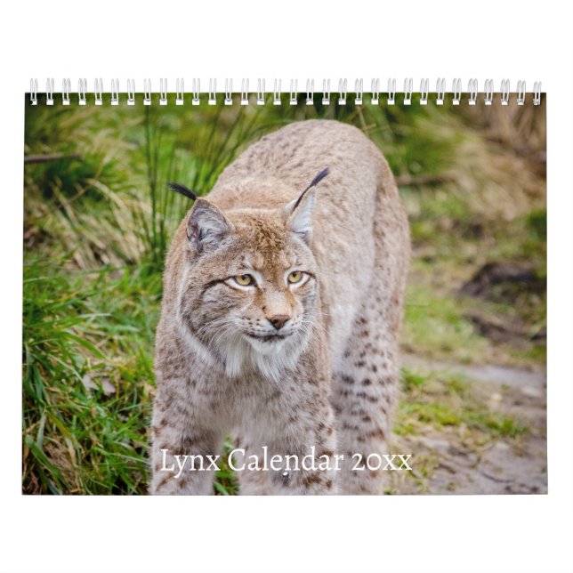 El calendario de vida silvestre de Lynx (Tapa)
