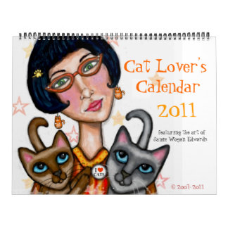 El calendario del amante del gato para 2011