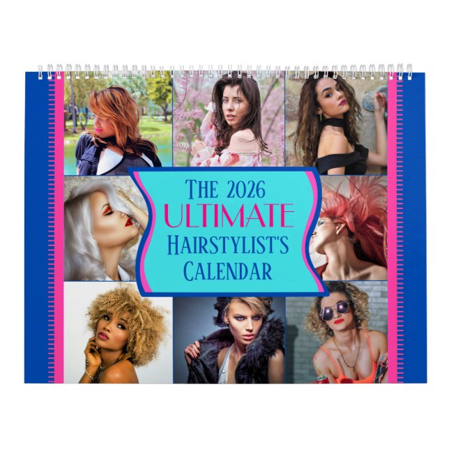El calendario del hairstylist Ultimate 2024 (Tapa)