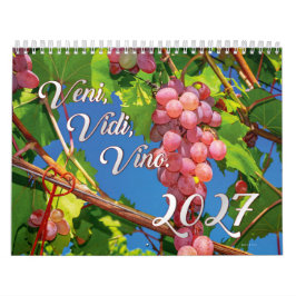 El calendario del vino 2027 - Veni, Vidi, Vino
