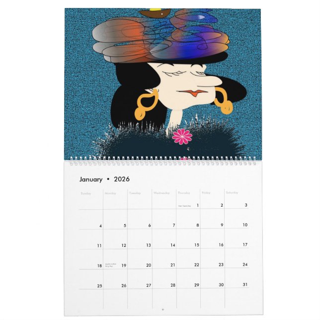 El calendario divertido de las mujeres (Jan 2026)
