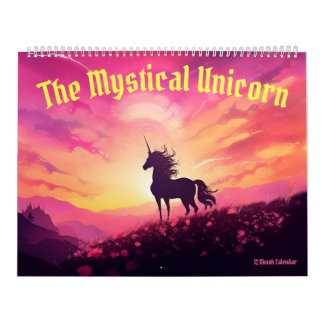 El calendario místico de unicornio