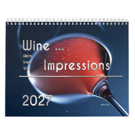 El calendario mural de vino ... Impresiones 2027