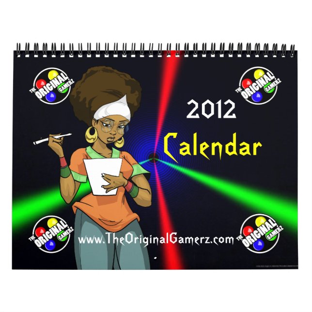 El calendario original de Gamerz 2018 (Tapa)