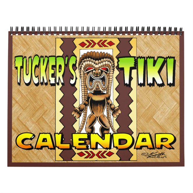 El calendario tiki de Tucker (Tapa)