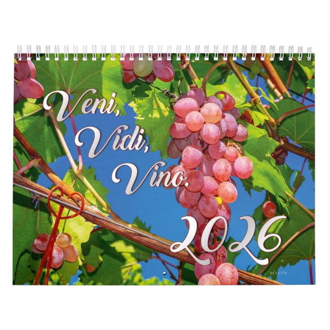 El calendario vinícola 2026 - Veni, Vidi, Vino (Tapa)