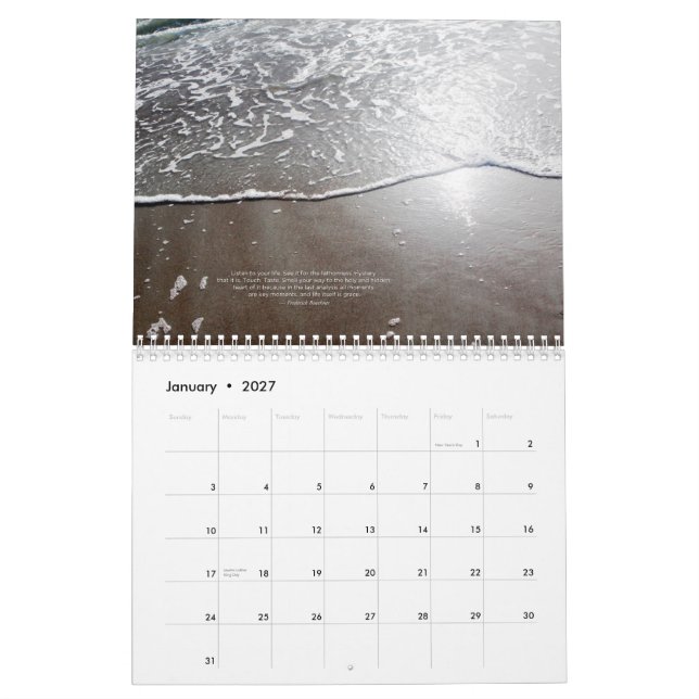 El calendario vivo jugoso 2010 (Jan 2027)