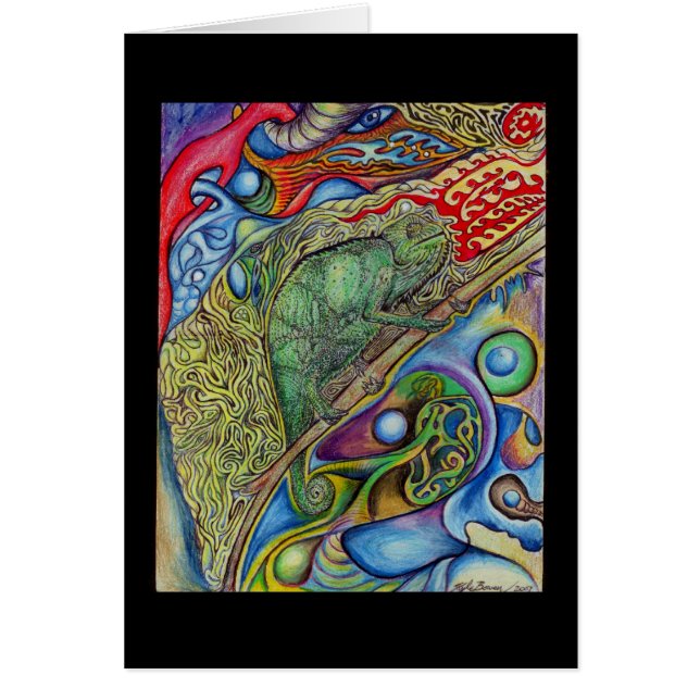 El camaleón místico (Frente)