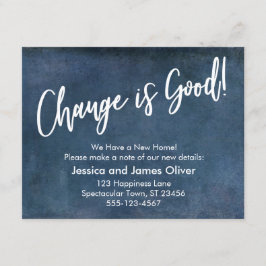 ¡El cambio es bueno! Invitación de desplazamiento