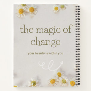 el cambio mágico . cuaderno inspirador