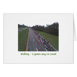 El caminar - una manera verde de viajar