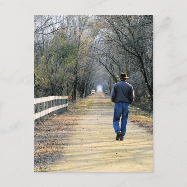 El camino a seguir por la postal (Anverso)