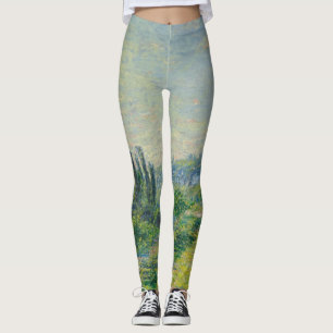 El camino a Vétheuil (por Claude Monet) Leggings