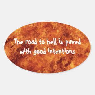 El camino al infierno para los Pegatinas Oval