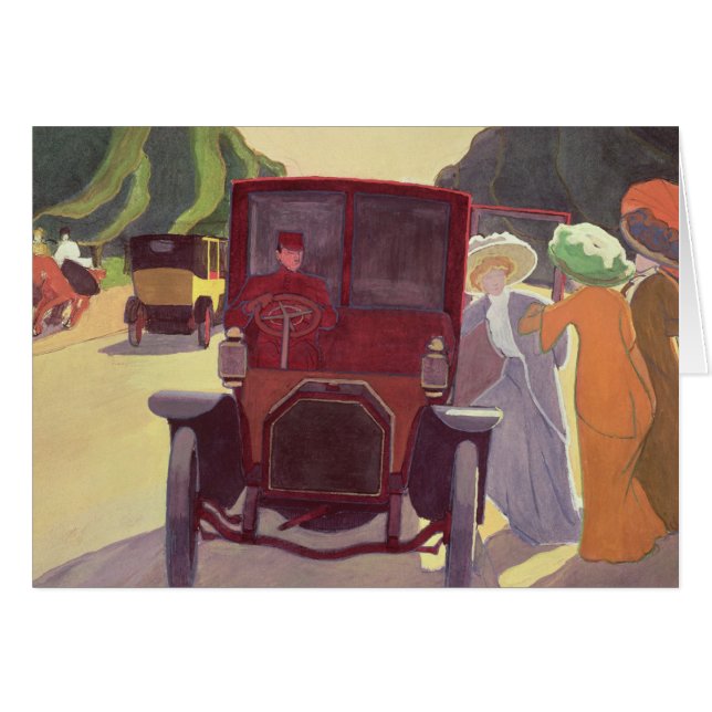 El camino con Acacias, 1908 (Anverso (Horizontal))