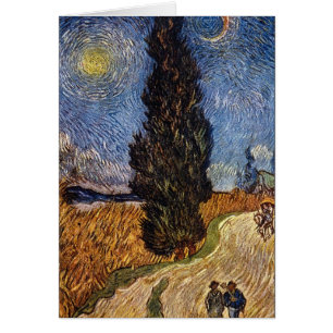 El camino de Cypress de Vincent Willem Van Gogh