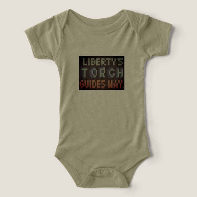 El camino de las guías de la antorcha de la libert (Diseño delantero )