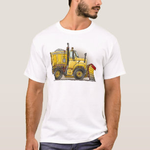 El camión del quitanieves sirve la camiseta