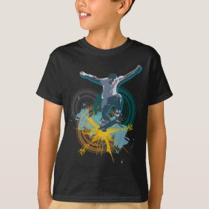 El camisetas del niño de Sk8boarder