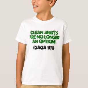 ¡El camisetas limpio es NO MÁS una opción! , (1