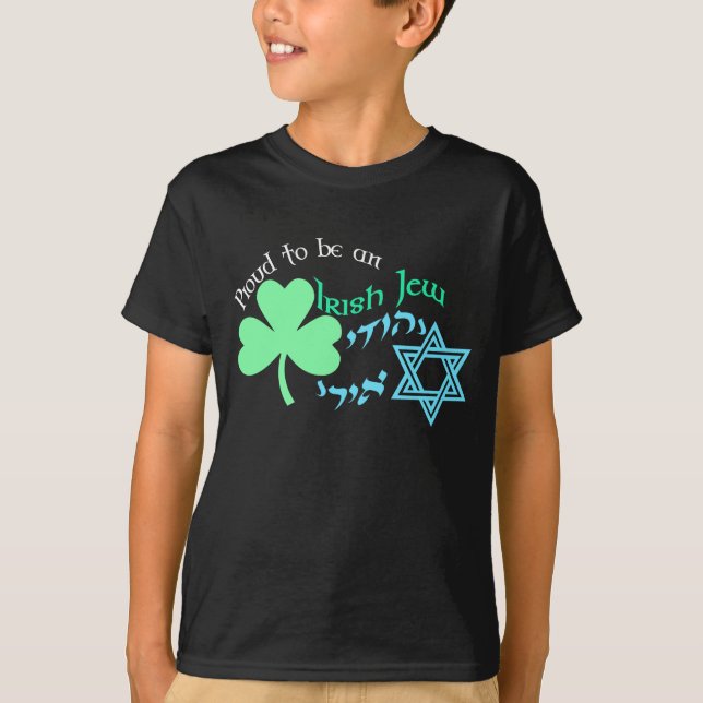 El camisetas oscuro de los niños irlandeses (Anverso)
