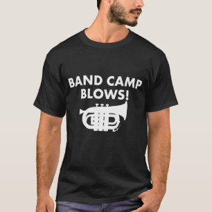 El campo de la banda sopla la camiseta divertida