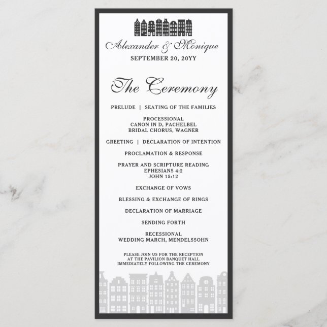 El canal de Amsterdam alberga el programa de bodas (Anverso)