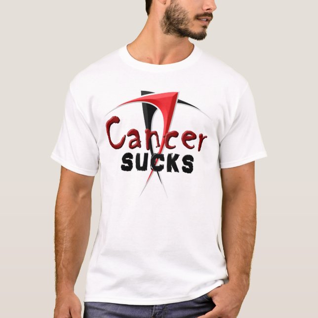 El cáncer chupa a una camiseta (Anverso)